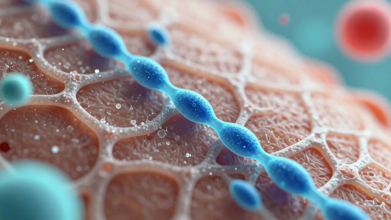 Cukr způsobuje glykaci, rybí kolagen chrání kůži