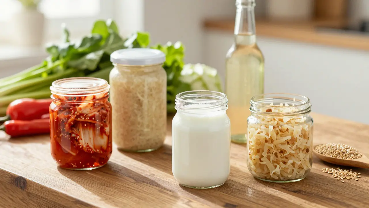 Fermentované potraviny bohaté na probiotika