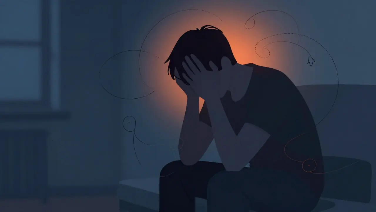 Ilustrace souvislosti mezi stresem a svěděním